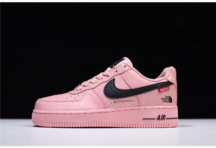 Supreme x The North Face x Nike Air Force 1 PINK AR3066-800