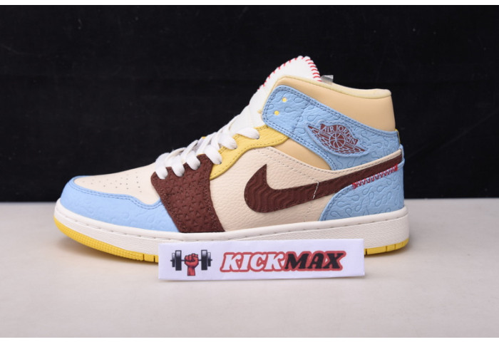 Air Jordan 1 Mid SE Fearless Maison Chateau CU2803-200