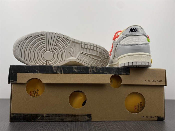 o-w x dunk low “06 of 50” dm1602-110