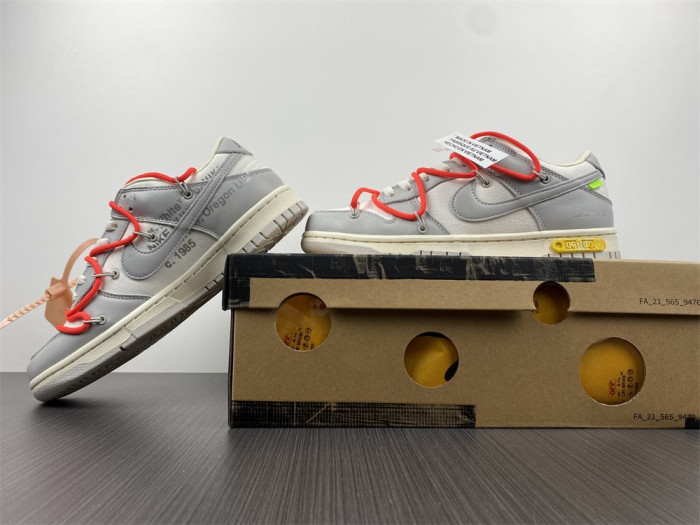 o-w x dunk low “06 of 50” dm1602-110