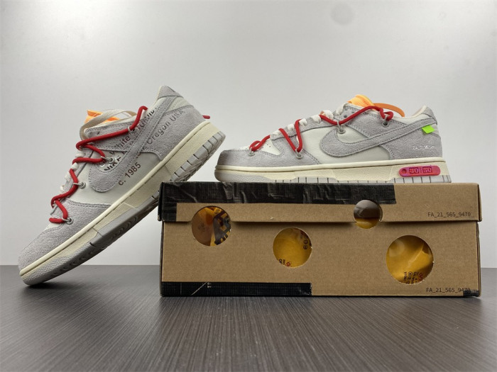 o-w x dunk low “40 of 50” dj0950-103