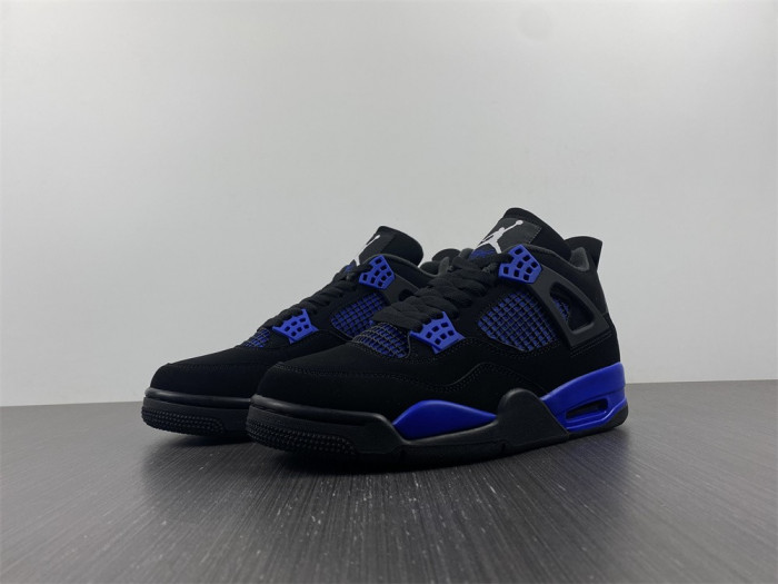 air jordan 4 black and bule ct8527-018