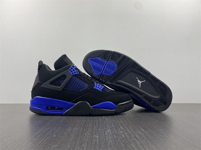 air jordan 4 black and bule ct8527-018