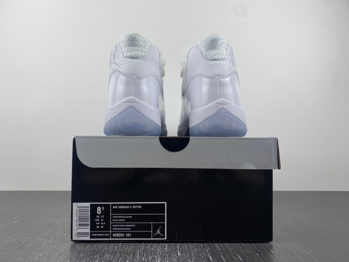 jordan 11 retro silver anniversary -408201-101