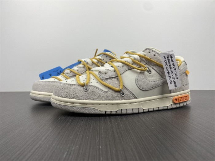 o-w x dunk low ''lot 34 of 50'' dj0950-102