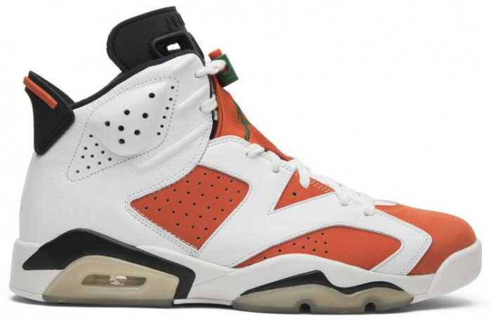 air jordan 6 retro nrg g8rd "gatorade" orange mens 384664-145