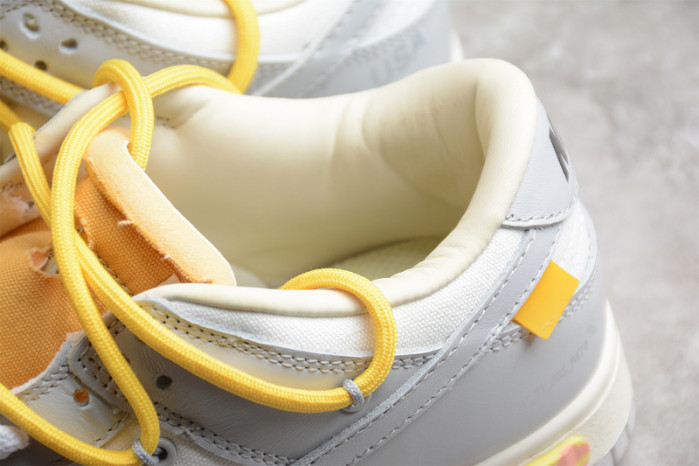 o-w x dunk low “29 of 50” dm1602-107