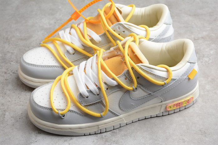 o-w x dunk low “29 of 50” dm1602-107