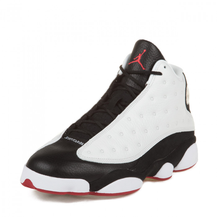 air jordan 13 retro "he got game" white/ black-true red 309259-104