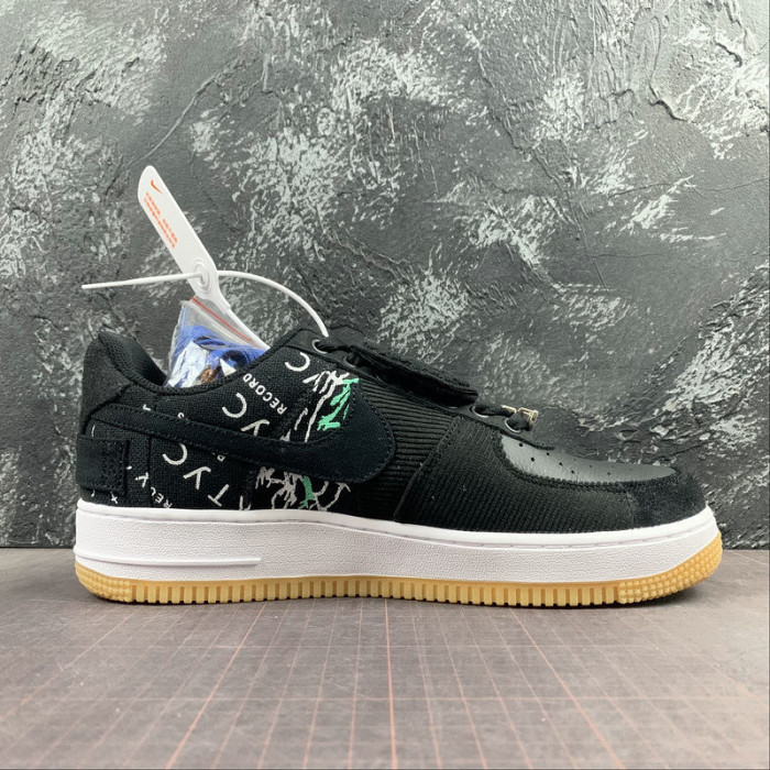 travis scott x nike air force 1 astroworld black cn2405 901