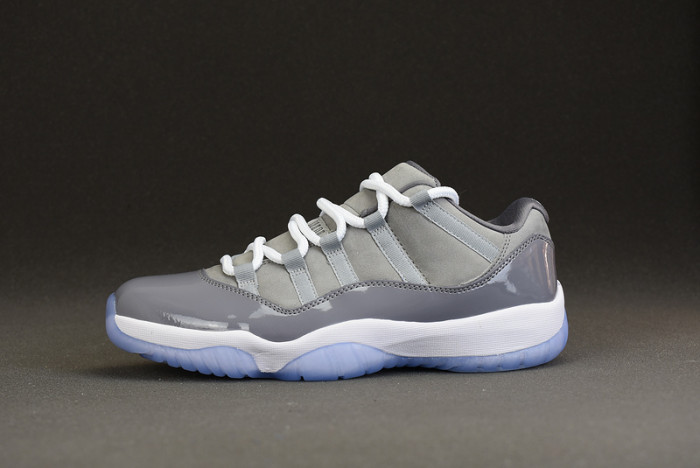air jordan 11 low cool grey 528895-003