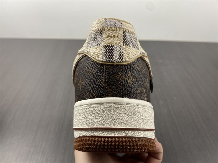 nike air force 1 low l**is V*t*n monogram brown damier azur-6a8pyl-001