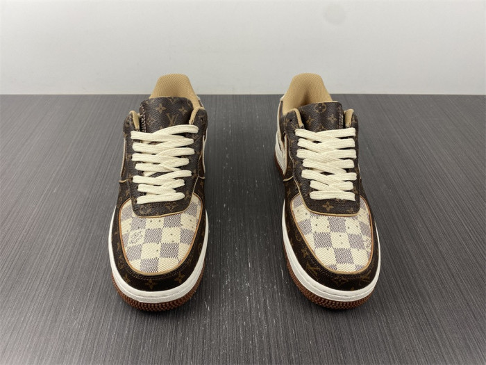 nike air force 1 low l**is V*t*n monogram brown damier azur-6a8pyl-001