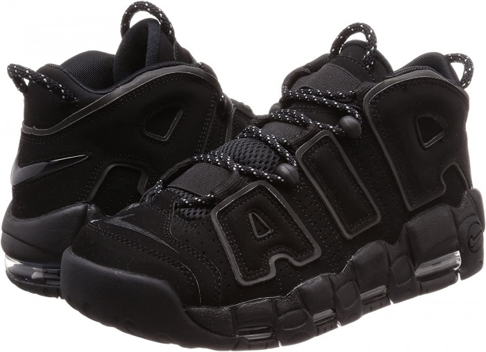 nike air more uptempo triple black 414962-004