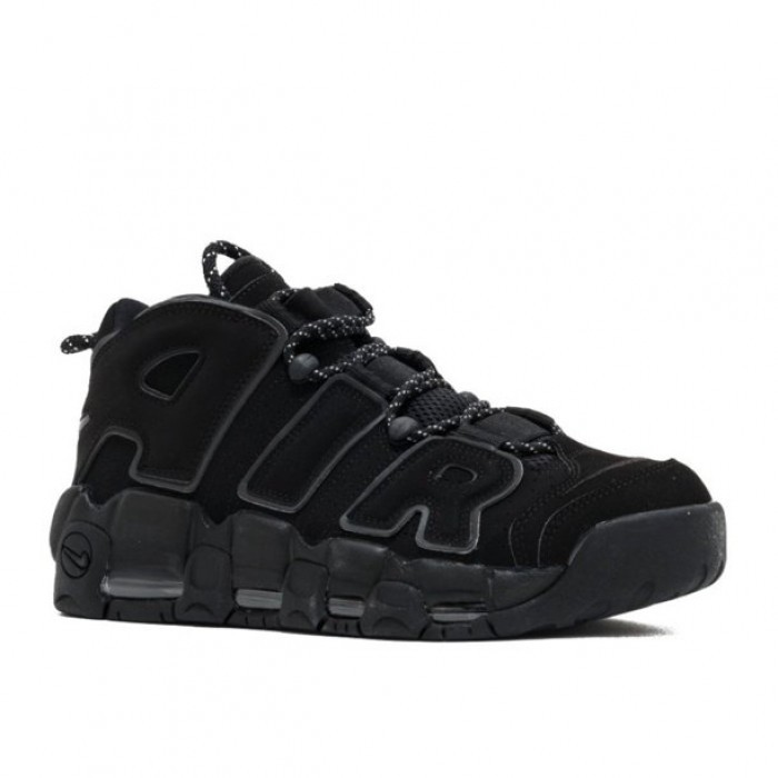 nike air more uptempo triple black 414962-004