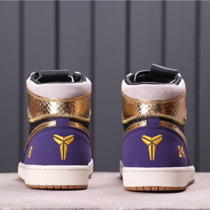 kobe bryant x air jordan 1 high og black-purple 555088-171