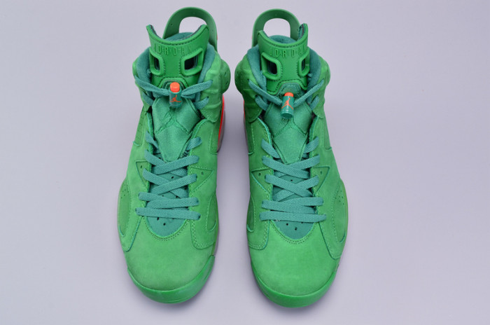 air jordan 6 retro nrg g8rd "gatorade" pine green mens aj5986-335