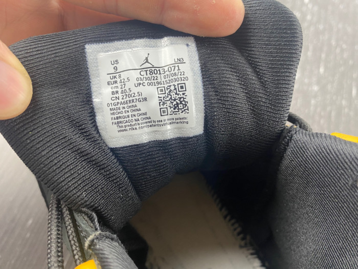 jordan 12 retro black taxi- ct8013-071