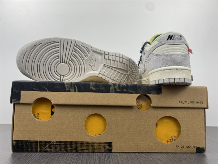 o-w x dunk low “20 of 50” dj0950-115