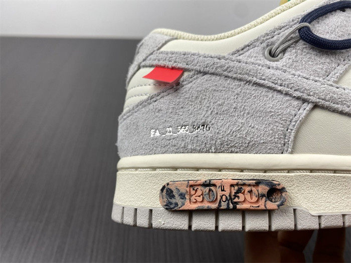 o-w x dunk low “20 of 50” dj0950-115