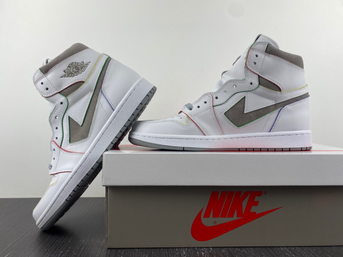 jordan 1 high & daniel arsham grey