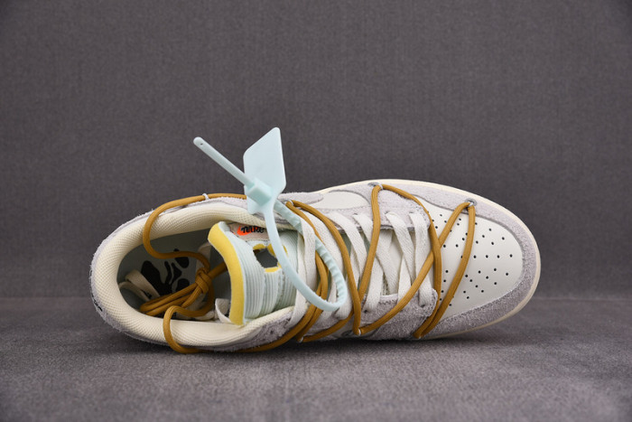 o-w x dunk low “37 of 50” dj0950-105