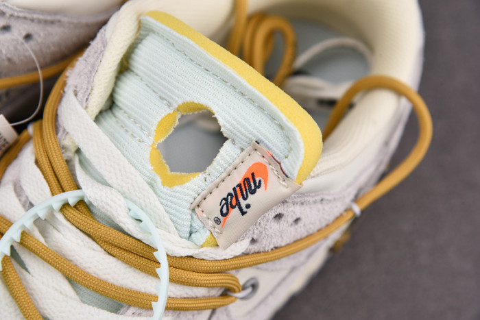 o-w x dunk low “37 of 50” dj0950-105