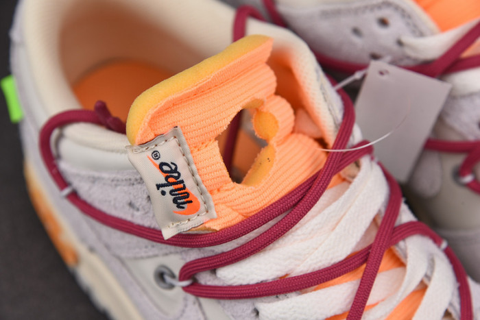 o-w x dunk low “35 of 50” dj0950-114