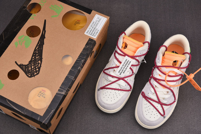 o-w x dunk low “35 of 50” dj0950-114