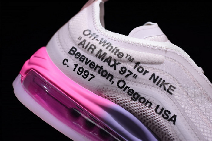 o-w nike air max 97 rose aj4585-600