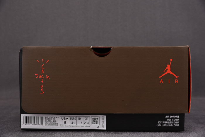 travis scott air jordan 6 medium olive cactus jack cn1084-200