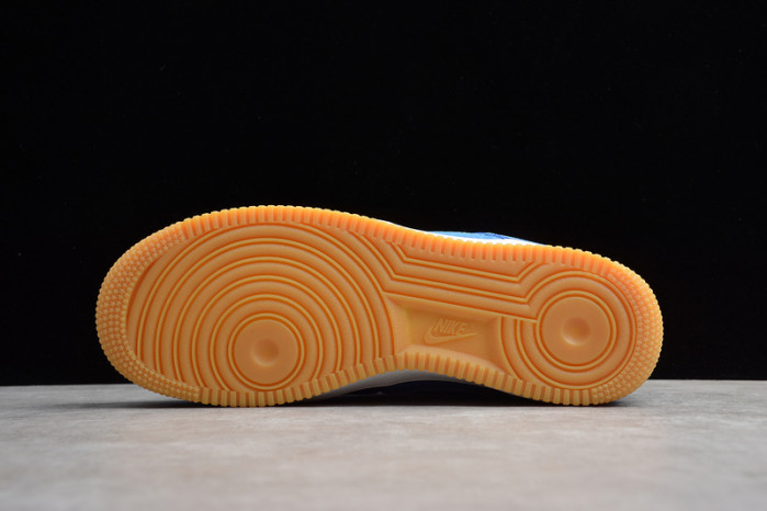 clot nike air force 1 blue silk cj5290-400