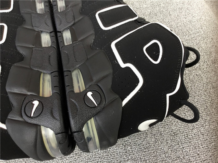 nike air more uptempo black white 414962-002
