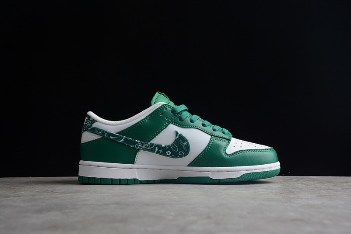 nike dunk low essential paisley pack green (w)-dh4401-102