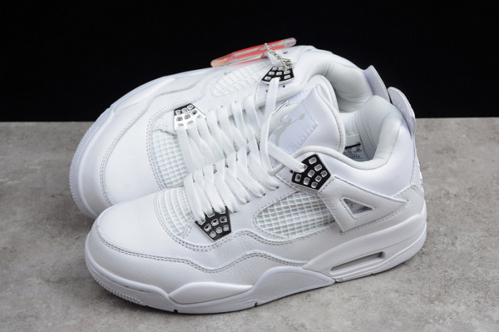 air jordan 4 retro “pure money” white 308497-100