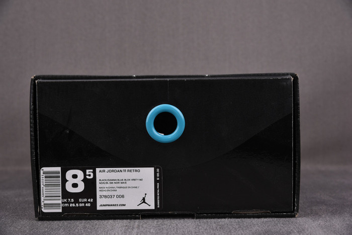 air jordan 11 retro “gamma blue” 378037-006