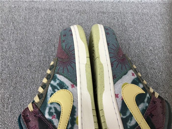 nike dunk low lemon wash multi-color cz9747-900