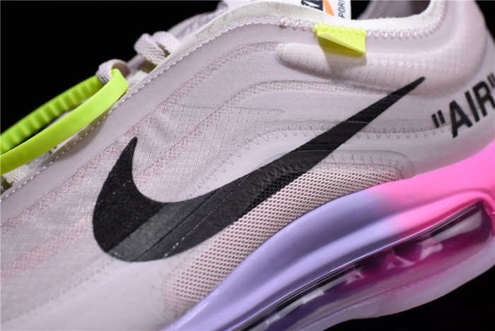 o-w nike air max 97 rose aj4585-600