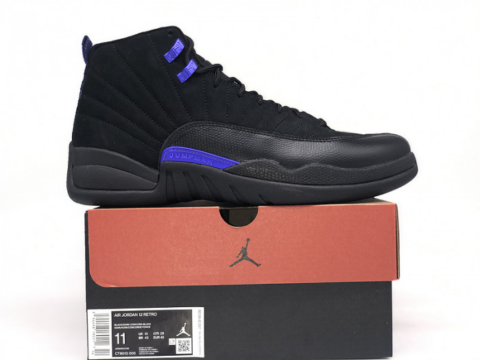 air jordan 12 black dark concord ct8013-005
