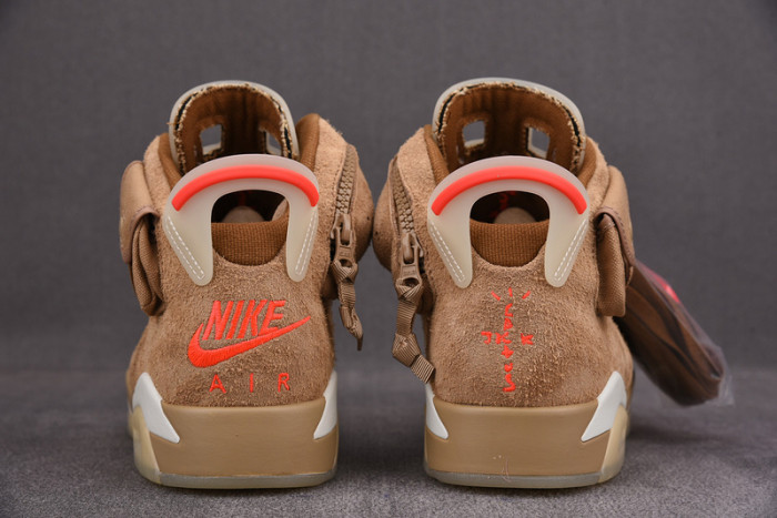 travis scott x air jordan 6 “british khaki ” dh0690-200