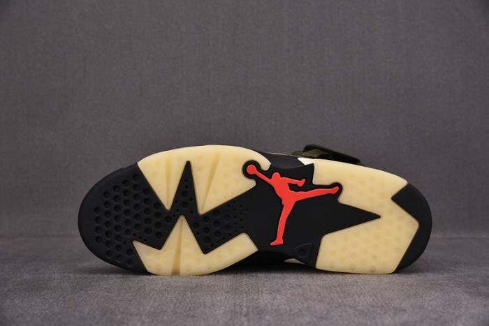 travis scott air jordan 6 medium olive cactus jack cn1084-200