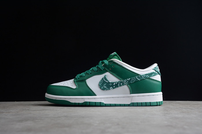 nike dunk low essential paisley pack green (w)-dh4401-102