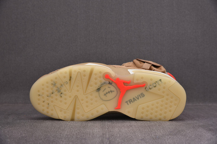 travis scott x air jordan 6 “british khaki ” dh0690-200
