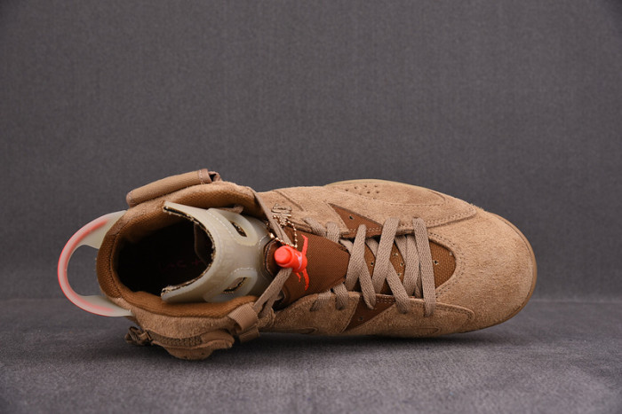 travis scott x air jordan 6 “british khaki ” dh0690-200