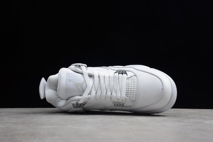 air jordan 4 retro “pure money” white 308497-100