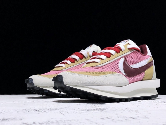 sacai x nike ldv waffle pink bv0073-500