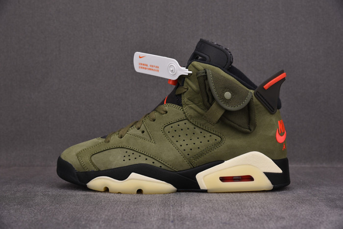 travis scott air jordan 6 medium olive cactus jack cn1084-200