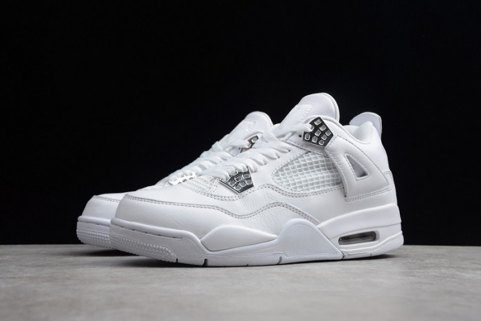 air jordan 4 retro “pure money” white 308497-100