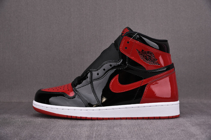 air jordan 1 high og ''bred patent'' 555088-063