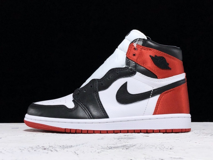 air jordan 1 satin black toe cd0461-016